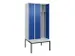 locker voor scheiding van kleding,HxBxD 2120x900x815mm,3vak