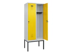 locker,HxBxD 2120x800x500mm,2vak,vak B 400mm,draaigrendel