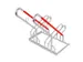 supports cycles,HxlxP 930x700x820mm,2emplacements de réglage