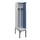 locker met bank,voor scheiding van kleding,HxBxD 2120x400x815mm,1vak