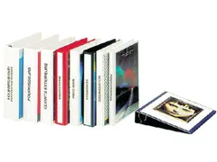 Presentatieringband Esselte A4 panorama 23-rings 20mm O-mech Zwart