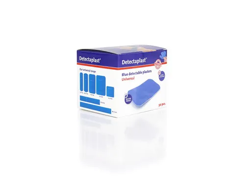Detectaplast Pleister Waterafstotend X-Ray blauw 50x72mm 50 Stuks