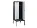locker met bank,voor scheiding van kleding,HxBxD 2120x800x815mm,2vak