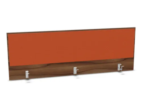 opzetpaneel bureau aanbouw achter NP-tiepolo nut oranje 1600mm