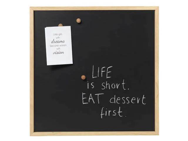 Krijtbord Naga 60 x 60 cm Magnetisch