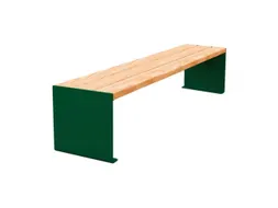 zitbank,B 1800mm,3latten,hout-zitting licht eikenhout,zitting H 450mm