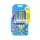 Balpen Paper Mate Flexgrip drukknop Bright fun M assorti blister à 5s