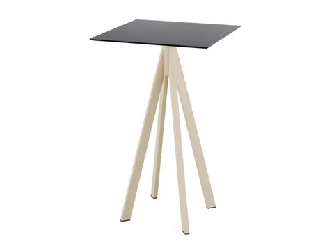 statafel,HxBxD 1090x700x700mm,rechthoekig,4voeten zandkleuren