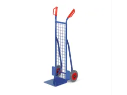 stapelsteekwagen 200kg steekplaat 300x250mm staal RAL5010 TPE-banden
