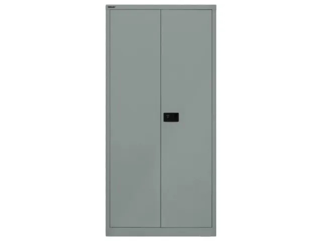 kantoorkast openslaande deuren HxBxD 1950x914x400mm Stalen Zilver