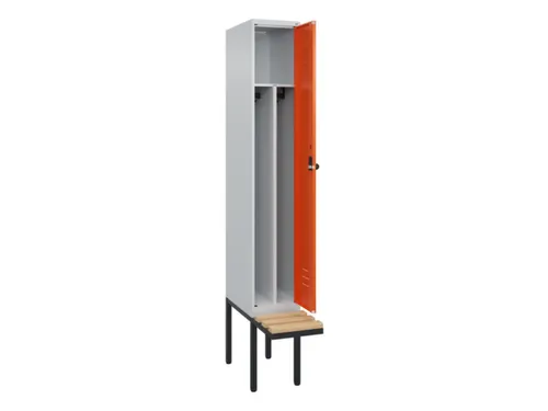 locker voor scheiding van kleding,HxBxD 2120x300x815mm,1vak