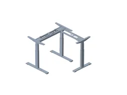Dextro Plus L-onderstel hoekbureau elektrisch Zit-Sta 120-180 Wit V2