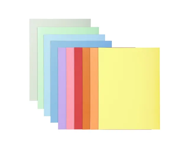Pak Van 10 Dossiermappen Super 250 - 24x32cm- Assorti