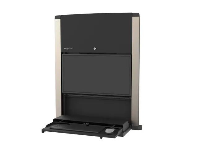 Computerwerkstation Muur Zwart CareFit 24-inch Zit Sta