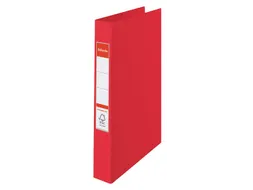 Ringband Esselte 4 rings A4 25mm Pp Rood O-mech
