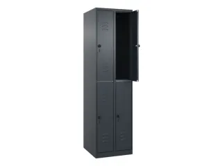 dubbeldekse locker,HxBxD 1850x500x500mm,2x2vak.,vak B 250mm - 2