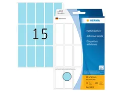 HERMA 2413 Universele etiketten 20x50mm Blauw 480 stuks