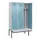 locker met bank,voor scheiding van kleding,HxBxD 2120x1200x815mm,3vak