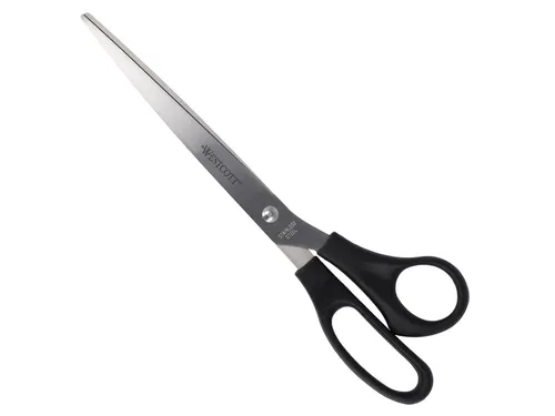 Kantoorschaar Westcott 260mm met kunststof grip rvs