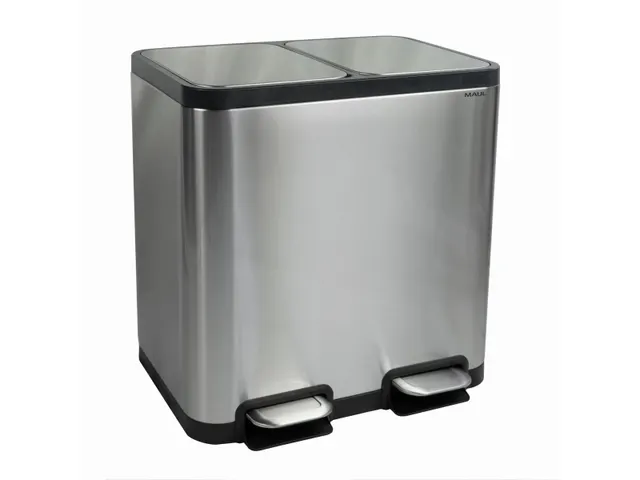 Pedaalemmer MAULcycle 20+20 Liter RVS