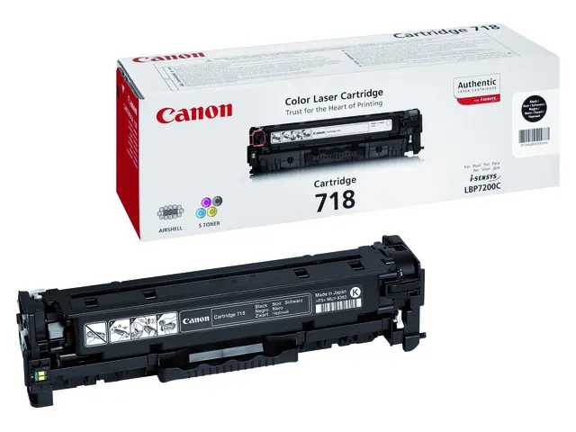 Tonercartridge Canon 718 zwart
