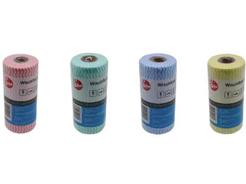 Reinigingsdoekjes 18x35cm Assorti Rol van 50 Stuks