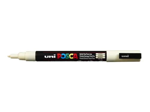 Verfstift Posca PC3M Fijne punt 0,9-1,3mm Ivoor