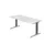 In hoogte verstelbaar bureau,HxBxD 680-850x1800x800mm,blad wit