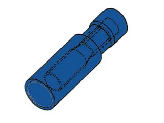 Kabelschoen "Female Bullet" - Blauw - 1