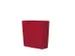 jardinière,trapézoïdal,PE,rouge rubis,HxlxP 900x900x390mm