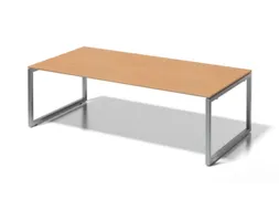 vergadertafel/directiebureau,HxBxD 740x2400x1200mm,rechthoekig