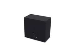 opzetkast v. kast met openslaande deuren CC-zwart 740x800x445mm