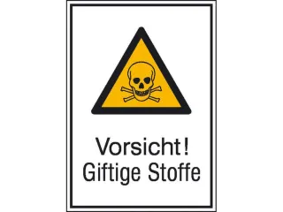 waarschuwings-combibord,v. binnen/buiten,Pas op! Giftige stoffen - 1