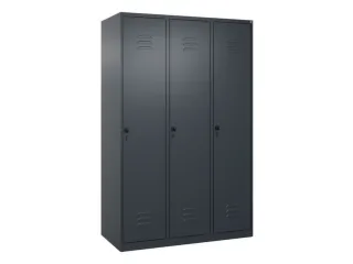 locker voor scheiding van kleding,HxBxD 1850x1200x500mm,3vak - 1