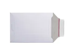 Karton Envelop Wit 248x351x50mm 500gram Kleefbare Strip 100 Stuks