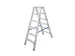 Escabeau Double Accès Aluminium Hauteur D'estrade 1 40M 2X6Marches