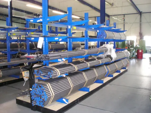 Draagarmstelling 1980x3245x700mm 5etages 560kg/etage Ral5010