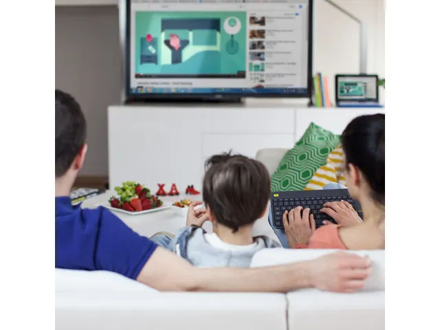 Wireless Touch Keyboard K400 Plus - Zwart, Belge (Azerty)