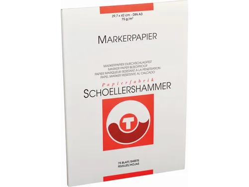 markerpapier A3 75 g/m² blok van 75 vel