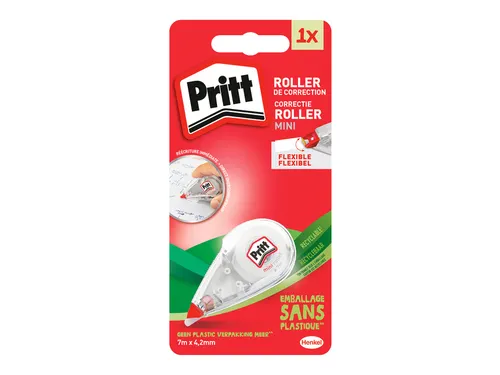 Correctieroller Pritt Mini roller 4.2mmx7m op blister