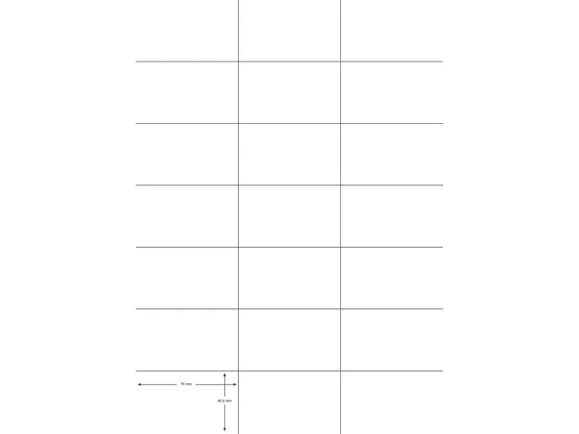 Q-Connect Multi-purpose etiketten A4 70x42,3mm Wit 2100 stuks