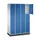 lockerkast,RAL 7035/RAL 5010,HxBxD 1950x1220x500mm,4x3vakken,cil.-slot