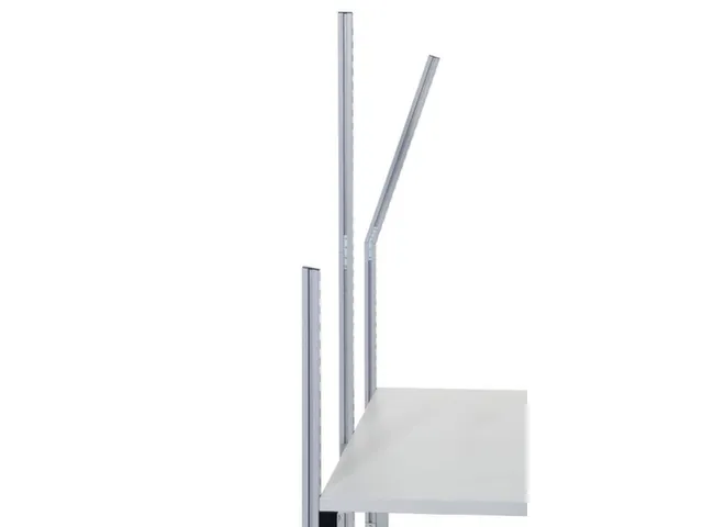 HR-aanbouwprofiel,v. paktafel,HxBxD 1725x40x40mm,m. functiegroeven