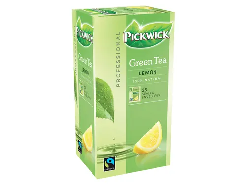 Groene Thee Pickwick Fair Trade green lemon 25x1.5gr