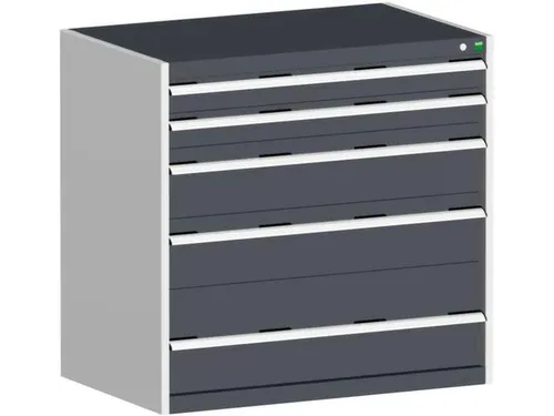Ladekast 5laden 1000x1050x750mm 200kg Kleur Ral3004