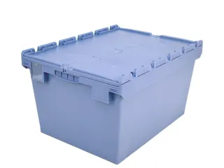 Herbruikbare Stapelbak Grote Capaciteit 453x800x600mm 153l Deksel - 1