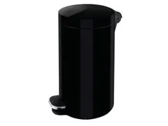 pedaalemmer,12l,HxØ 400x250mm,binnenbak kunststof,romp staal zwart