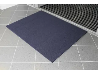 schoonloopmat,mat,HxLxB 14x900x600mm,pvc-strop,blauw,tegen uv-straling - 1