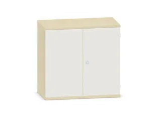 kantoorkast,HxBxD 770x800x430mm,decor romp esdoorn,decor front wit - 2