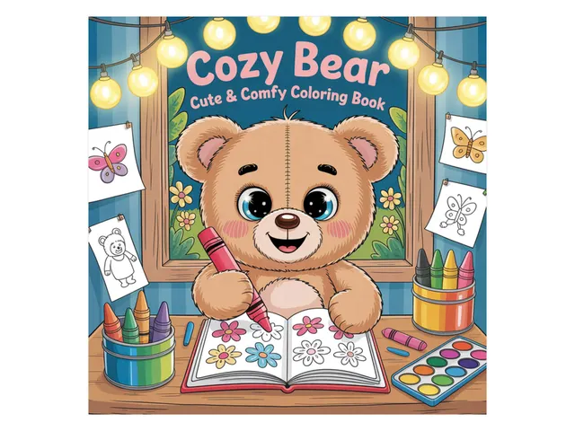 Kleurboek Cozy Bear 1